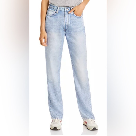 Rag & Bone Luna Alex Liquid High Rise Straight Jeans